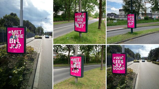 Etten-Leur kleurt roze met verbindende campagne